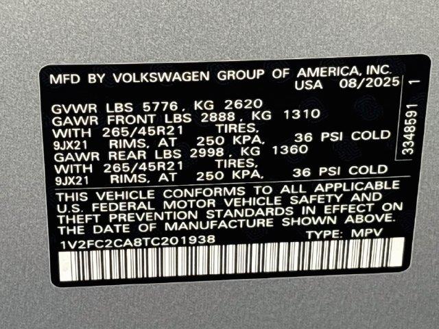 2026 Volkswagen Atlas - $42,566