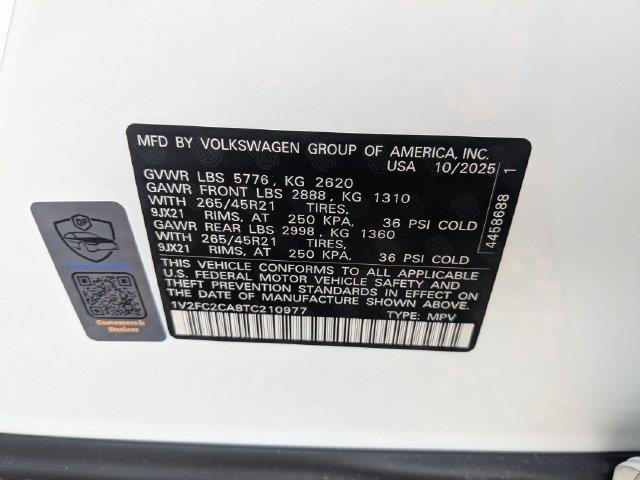 2026 Volkswagen Atlas - $48,000