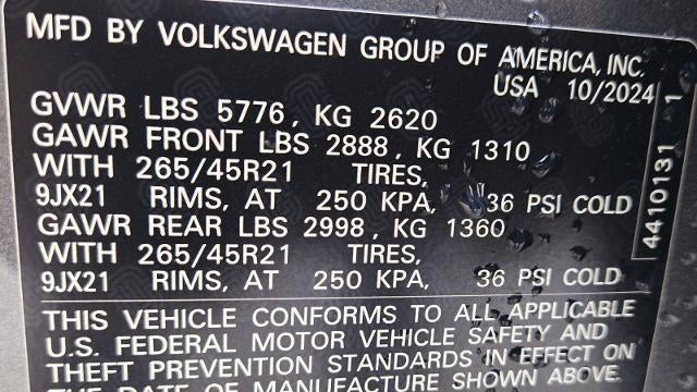 2025 Volkswagen Atlas Cross Sport SEL Premium R-Line 4Motion