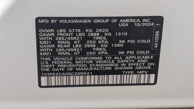 2025 Volkswagen Atlas Cross Sport SEL Premium R-Line 4Motion
