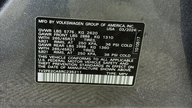 2024 Volkswagen Atlas Cross Sport SEL Premium R-Line 4Motion