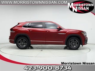 2022 Volkswagen Atlas Cross Sport with Aurora Red Metallic Exterior