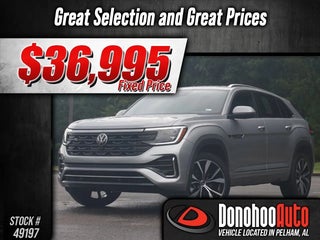 2024 Volkswagen Atlas Cross Sport with Silver Mist Metallic Exterior