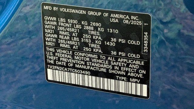 2026 Volkswagen Atlas SEL Premium R-Line 4Motion