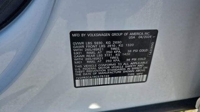 2024 Volkswagen Atlas SEL Premium R-Line 4Motion