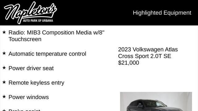 2023 Volkswagen Atlas Cross Sport SE 4Motion