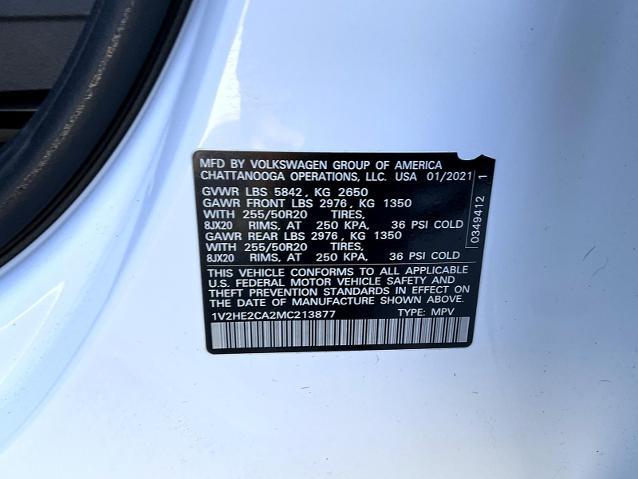 2021 Volkswagen Atlas - $23,279