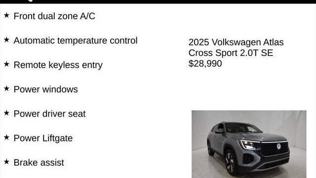 2025 Volkswagen Atlas Cross Sport SE 4Motion