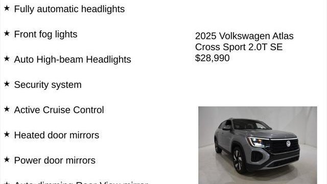 2025 Volkswagen Atlas Cross Sport SE 4Motion