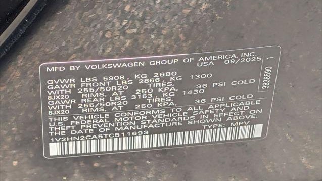 2026 Volkswagen Atlas SE 4Motion