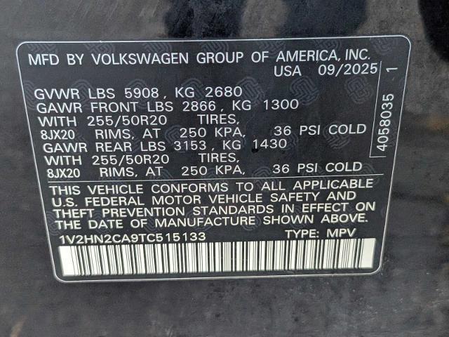 2026 Volkswagen Atlas - $37,995