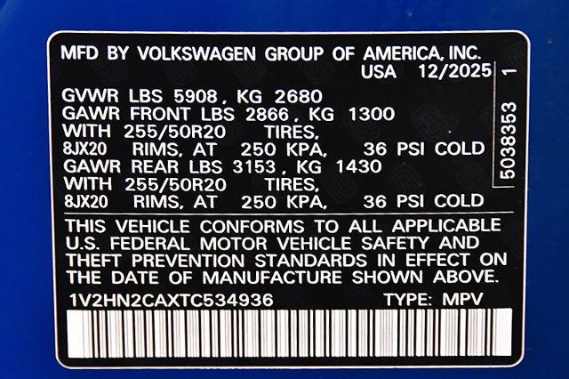 2026 Volkswagen Atlas - $37,498