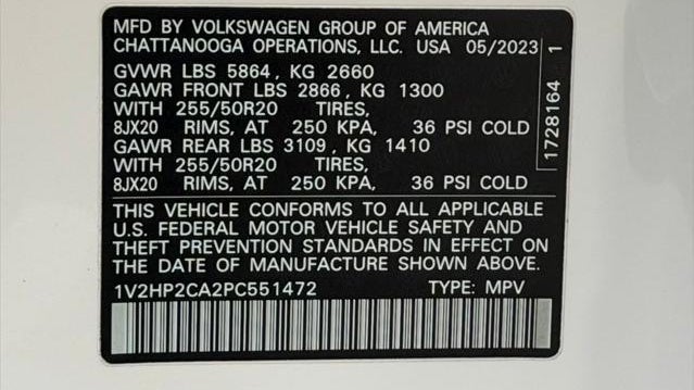 2023 Volkswagen Atlas SE 4Motion