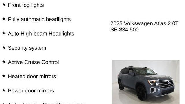 2025 Volkswagen Atlas SE 4Motion