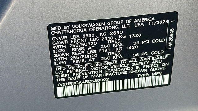 2024 Volkswagen Atlas SE 4Motion