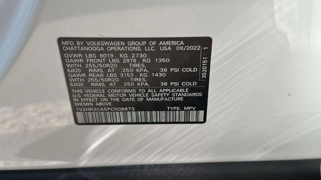 2023 Volkswagen Atlas V6 SE 4Motion