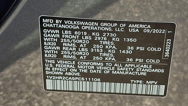 2023 Volkswagen Atlas V6 SE 4Motion