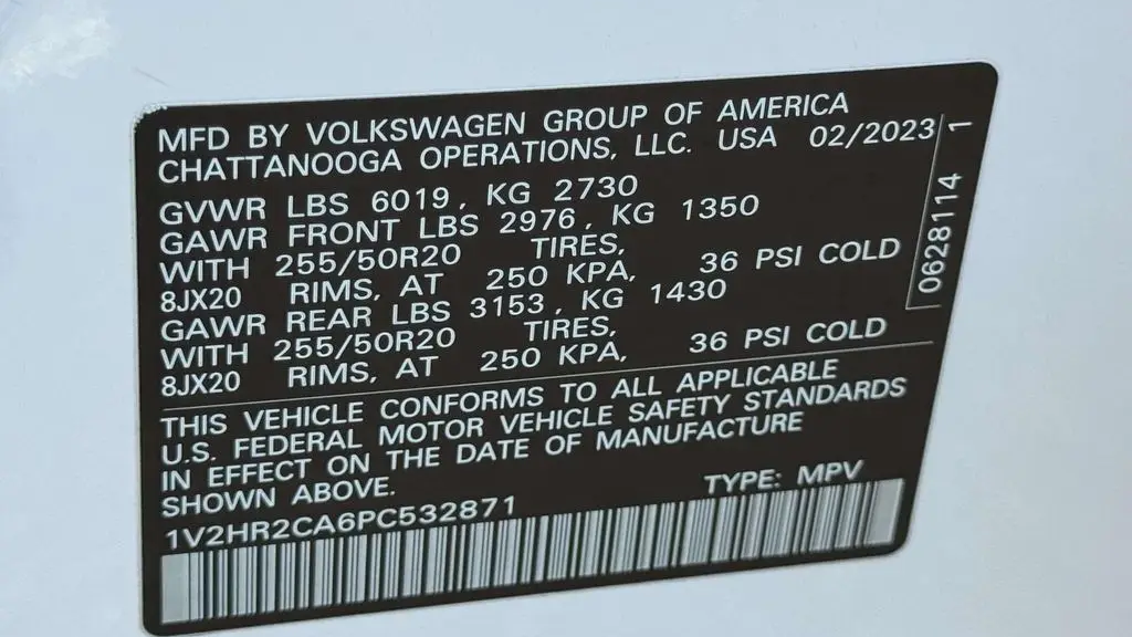 2023 Volkswagen Atlas V6 SE 4Motion