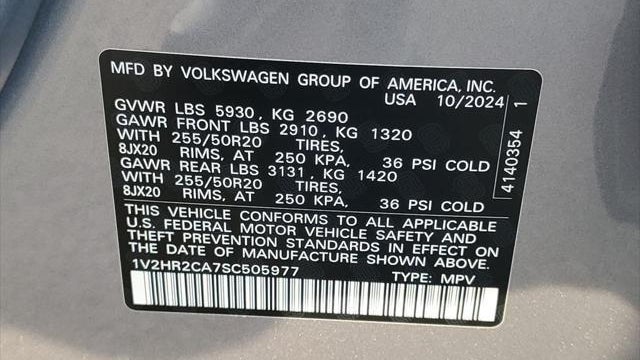 2025 Volkswagen Atlas SE 4Motion