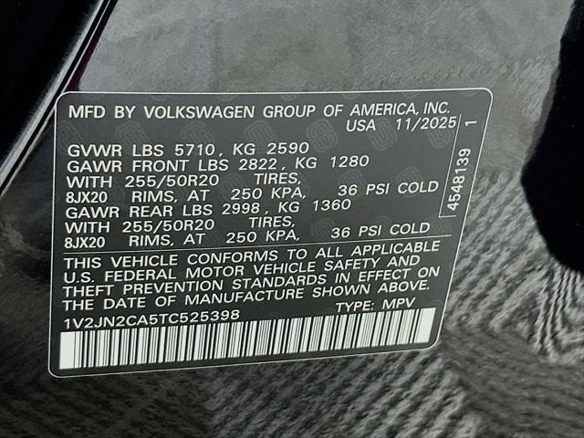 2026 Volkswagen Atlas - $39,189