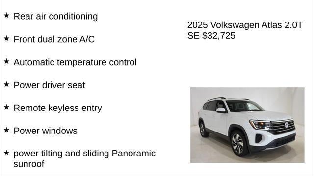 2025 Volkswagen Atlas SE