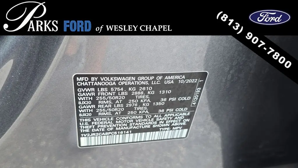2023 Volkswagen Atlas V6 SE
