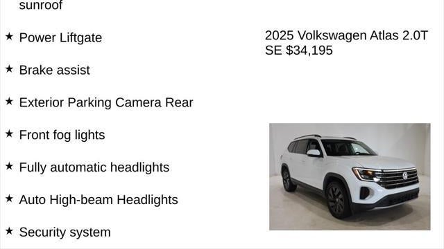 2025 Volkswagen Atlas SE