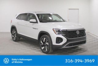 2026 Volkswagen Atlas Cross Sport with Opal White Pearl Exterior