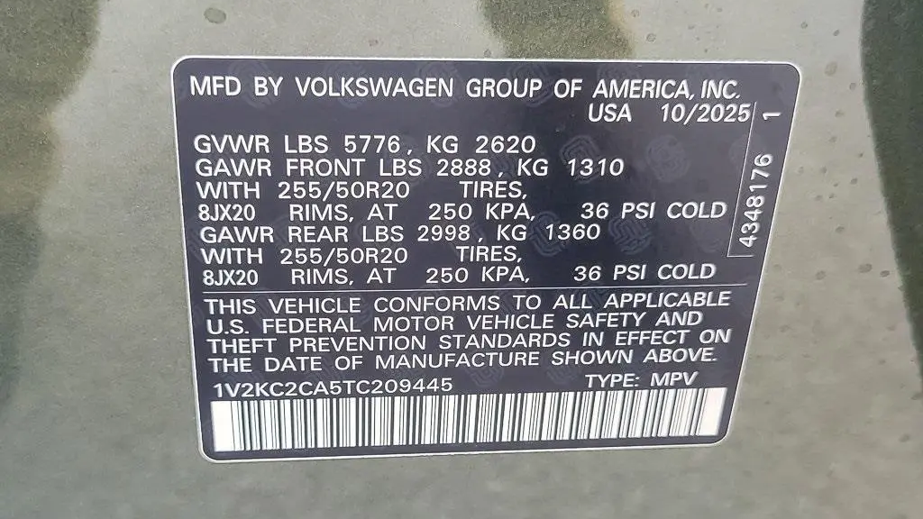 2026 Volkswagen Atlas Cross Sport SE 4Motion