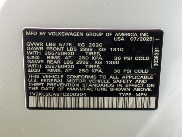2026 Volkswagen Atlas - $40,500