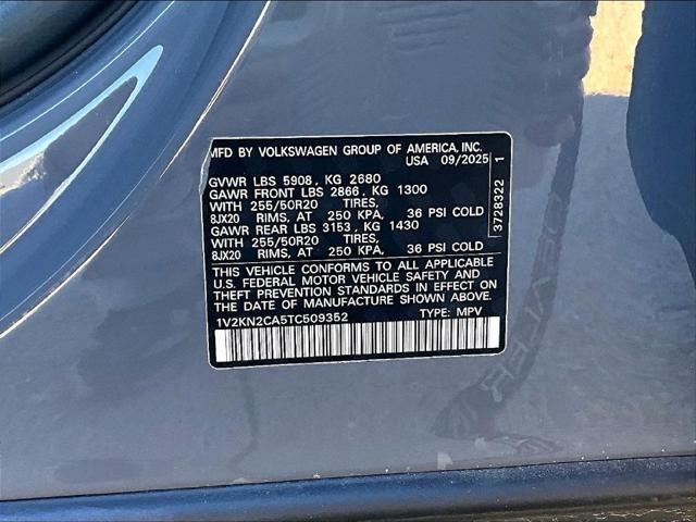 2026 Volkswagen Atlas - $36,225