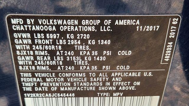 2018 Volkswagen Atlas V6 SE 4Motion