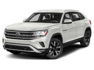 2021 Volkswagen Atlas Cross Sport with Pure White Exterior