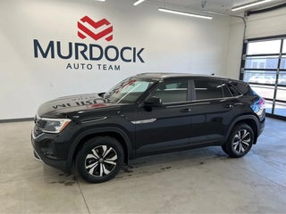 2026 Volkswagen Atlas Cross Sport with Deep Black Pearl Exterior