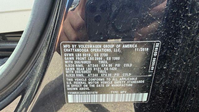 2019 Volkswagen Atlas V6 SEL Premium 4Motion