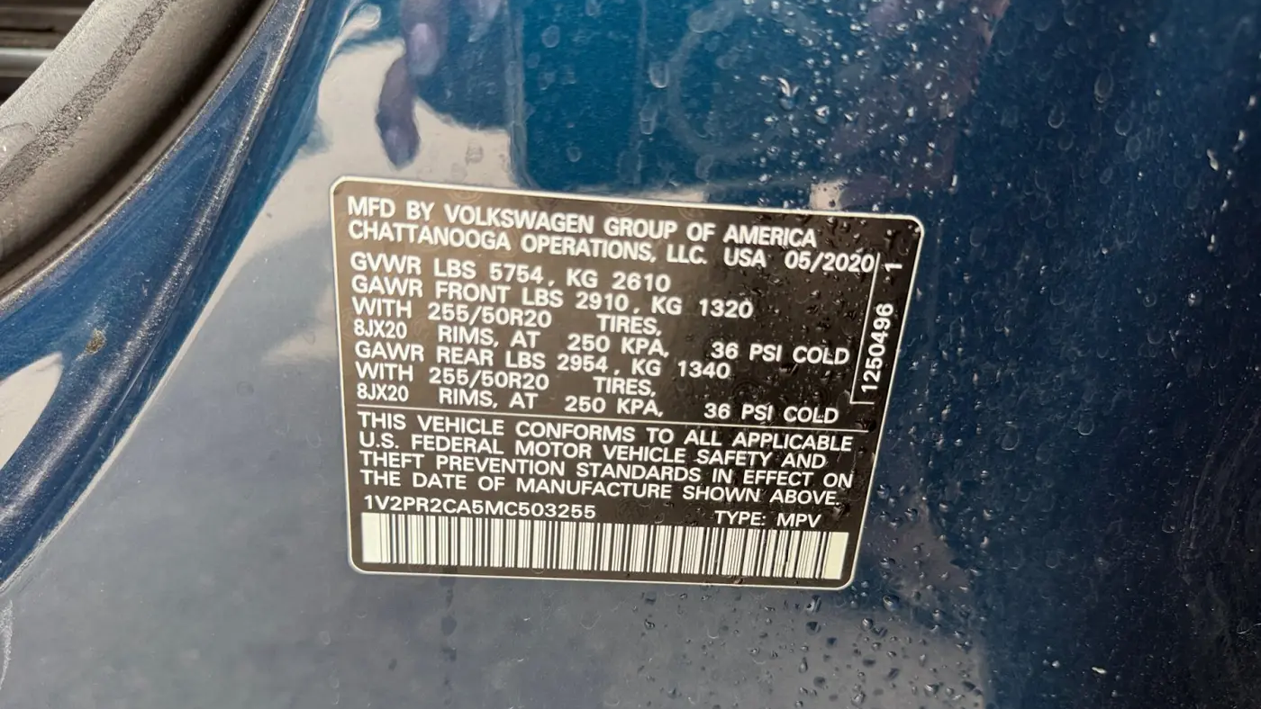 2021 Volkswagen Atlas V6 SE R-Line