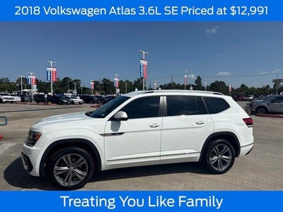 2018 Volkswagen Atlas AWD V6 SE 4motion 4DR SUV W/Technology