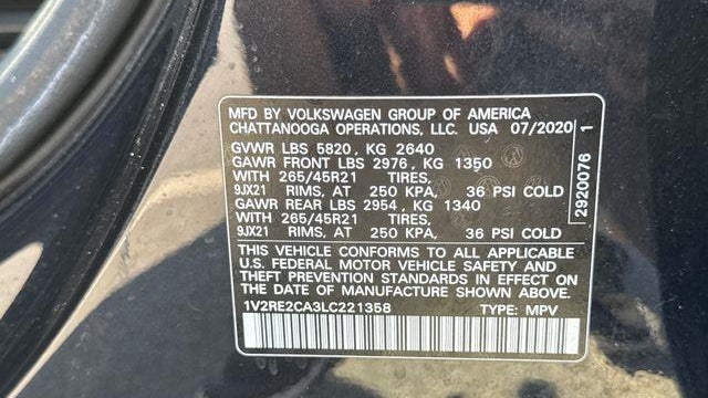 2020 Volkswagen Atlas Cross Sport V6 SEL R-Line 4Motion