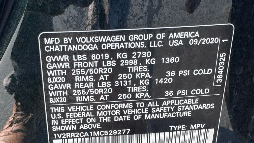 2021 Volkswagen Atlas V6 SE R-Line 4Motion