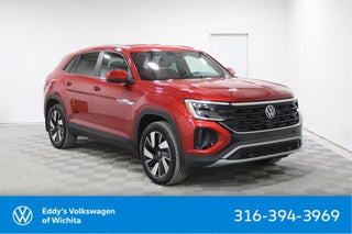 2025 Volkswagen Atlas Cross Sport with Red Metallic Exterior
