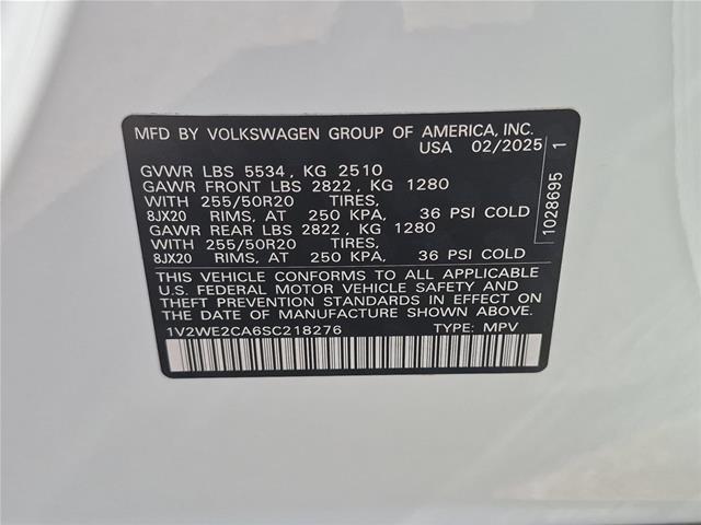 2025 Volkswagen Atlas - $29,895