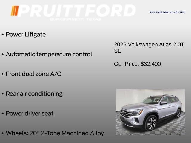 2026 Volkswagen Atlas - $32,400