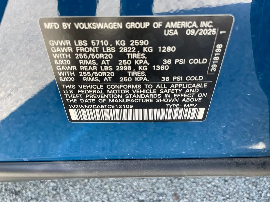 2026 Volkswagen Atlas - $32,499