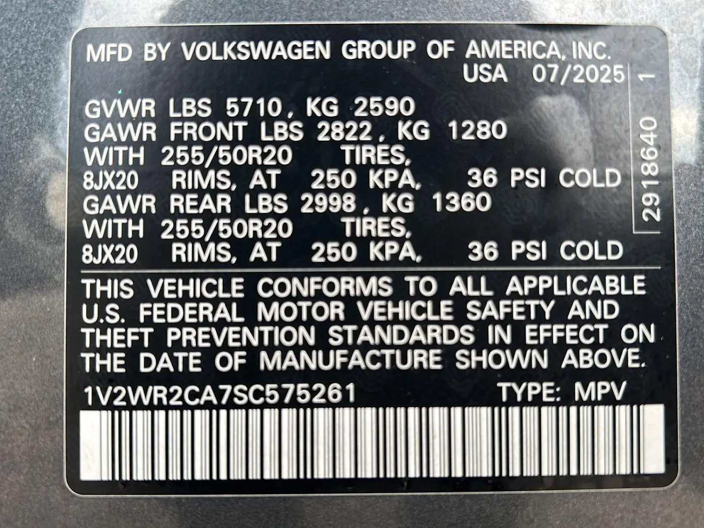 2025 Volkswagen Atlas - $28,915