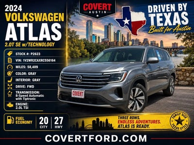Photo of a 2024 Volkswagen Atlas SE 4DR SUV W/Technology for sale