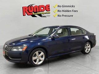 2012 Volkswagen Passat with Glacier Blue Metallic Exterior