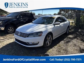 2013 Volkswagen Passat with Candy White Exterior