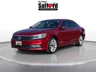 2017 Volkswagen Passat with Fortana Red Exterior