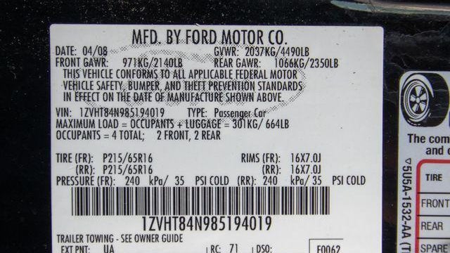 2008 Ford Mustang V6 Deluxe