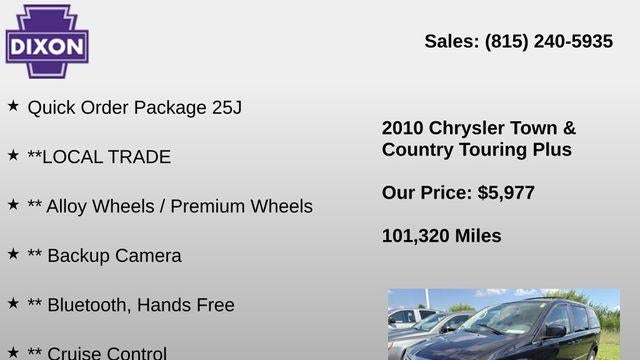 2010 Chrysler Town and Country Touring Plus